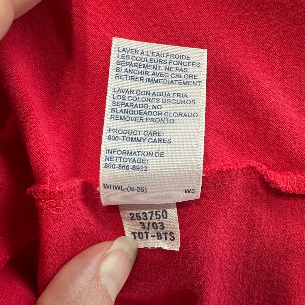 Tommy Hilfiger Vintage Y2K Red Sleeveless Tank Dress Medium - Picture 5 of 5